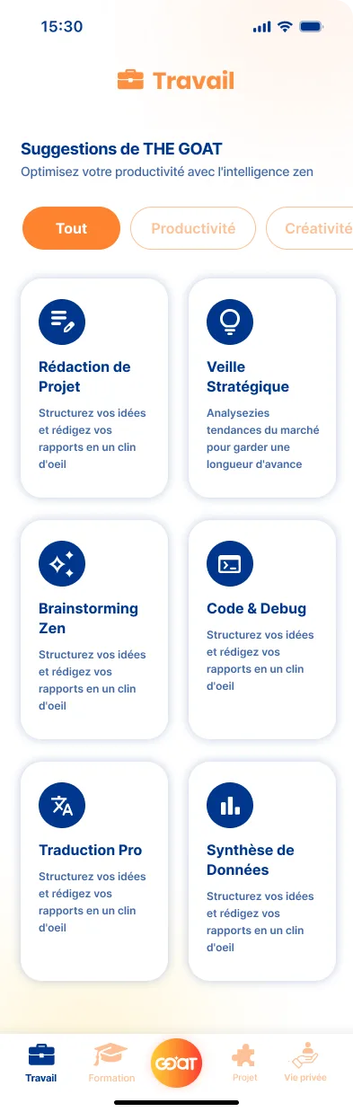 The Goat — écran 4 de l’application